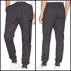 Champion Spell Out Granite Heather Gray Sweatpants Sizes 1X - 3X